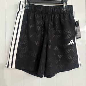 adidas Black and White Kids Shorts